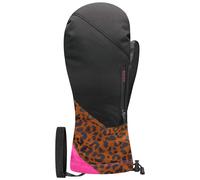 Racer - Moufles de ski imperméables - Dinasty Mitt Black Camel pour Femme en Softshell - Taille 6 - Noir Noir 6