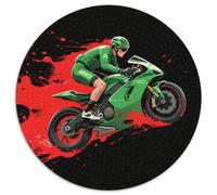 Racer Puzzles 1000 Pièces Cadeau Unique Dynamic Racing Voiture Jeu Éduchatif Challenge Toy À De Qualité Supérieure Peinture Art pour Adultes Et Enfants À Partir De 12 Ans 1000pcs (67.5x67.5cm)