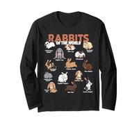 Races de Lapin du Monde Amoureux des Animaux Lapins Mignons Manche Longue