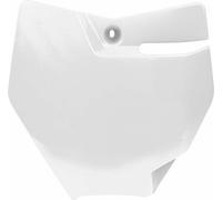RACETECH plaque d'immatriculation avant blanche adaptable sur KTM SX85