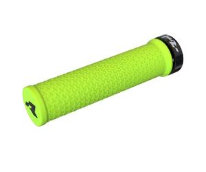 RACETECH Poignée R20 Vélo Lock-ON Jaune Fluo
