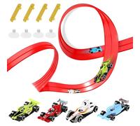 Racetrack De Voiture Jouet | 153,54 Pouces De Piste avec Voitures De Course | ABS Interactive Race Track Game pour Les De 4 Ans | avec des Ventouses pour La Compétition Amusante des Jeunes