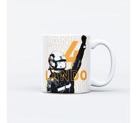 RaceTracks.pl Tasse à motif F1, Tasse de Formule 1, F1 Pilote Mug, Charles Leclerc, Lando Norris, Lewis Hamilton, Max Verstappen, Cadeau Fan F1, Formule 1 Cadeau (Lando)