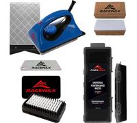 RaceWax Skiwax Set 5 pièces Fer à farter Cire Liège BaseBrush Alpin Nordic