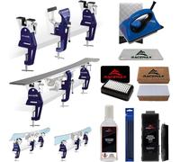 RaceWax Skiwax Set 8-pièces Racing Ski Vice Professional Skispanner Fer à repasser Cire