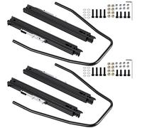 Racewill Lot de 2 rails de siège coulissants avec kit de matériel de montage de siège, curseur de siège universel pour Sparco, NRG, siège baquet et siège de course