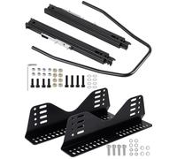 Racewill Support de siège universel de course avec curseur de siège, kit de montage latéral compatible avec NRG Sparco et autres sièges de rechange