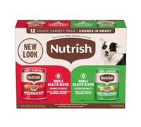 Rachael Ray Nutrish Chunks in Gravy Wet Dog Food Variety Pack, 13 Ounce (Lot de 12)