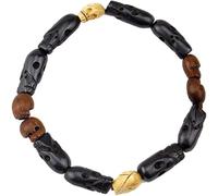 RACHAPE Supernatural Dean Winchester Jensen Ackles Bracelet avec tête de mort pour homme, One Size, Plastique, Pas de gemme