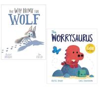 Rachel Bright Collection 2 Books Set (The Worrysaurus & The Way Home for Wolf)