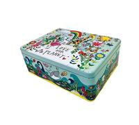 Rachel Ellen Love Our Planet Boîte de rangement à charnière pour enfants 21,5 x 16 x 7,5 cm