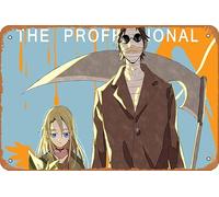 Rachel Gardner, Satsuriku No Tenshi, Zack, Angels of Death Poster Décoration murale rétro en métal 20,3 x 30,5 cm