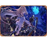 Rachel Gardner Satsuriku No Tenshi Zack Poster Anime Anges de la mort Décoration murale rétro en métal 20,3 x 30,5 cm