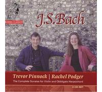 Rachel Podger - Complete Violin Sonatas BWV 1014-19 1021 & 1023 [New CD]