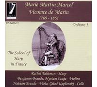 Rachel Talitman – L’école de la Harpe en France Vol.1 : Oeuvres du Vicomte de Marin – CD