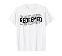 Racheté dans la Foi chrétienne du Christ T-Shirt Graphique avec Valeur, Homme, Blanc, L