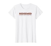 Racheté, Design de Salut chrétien de l'évangile pour Homme, Dos T-Shirt Graphique avec Valeur