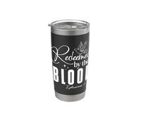 Racheté par le SANG Éphésiens 1:7 Message Inspirant Gobelet isotherme en acier inoxydable double paroi