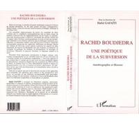 Rachid boudjedra une poétique de la subversion