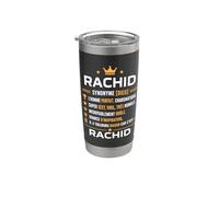 rachid personnalisé humour Définition Prénom rachid Gobelet isotherme en acier inoxydable double paroi