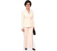Rachida Dati (Cream Suit) Silhouette en carton Taille Mini