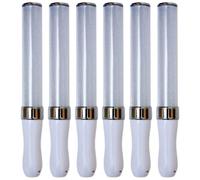 Rachlicy 6pcs Concert Light Stick 15 Couleurs Changer la lumière 2 Modes d'éclairage à Batterie réutilisables de Lueur de Lueur avec Sangle pour Les Fournitures faveur la fête