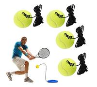 Rachlicy Baule d'entraînement de Tennis de Tennis balles de Remplacement Durable avec de Ficelle pour Le Jeu Solo-Joueur débutant