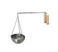 Rachlicy Boîte Sauna en Acier Inoxydable Sweat Bol à Huile à Vapeur 12 cm / 4, 72 Pouces en Acier Inoxydable aromathérapie 4L Tasse de Tasse, Accessoires de Sauna, Fournitures