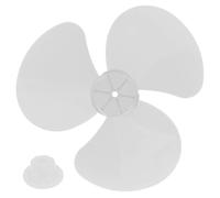 Rachlicy Helice Ventilateur Pale Ventilateur Blade De 12 Pouces Plastique 3 Leves Blade Remplacement des Ventilateurs Fiables LéGers PièCes Et Accessoires pour Le Support Ou Le Fanner, Blanc