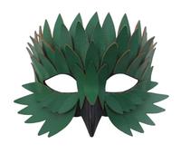 Rachlicy Masque de corbeau, masque de mascarade pour hommes - Masques élégants en forme bec d'oiseau pour cosplay et événements à thème, vert
