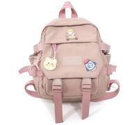 Rachlicy Mignon Mini sacs à dos imperméable en Nylon Kawaii sac à dos avec pendentif pour l'école gymnase bibliothèque voyage randonnée fête Camping