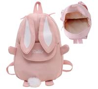 Rachlicy Mini sacs à dos mignons imperméables en forme de lapin Kawaii avec oreille pour l'école, la salle de sport, la bibliothèque, les voyages, la randonnée, les fêtes, le camping