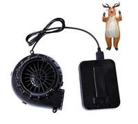 Rachlicy Souleur d'air pour Les gonflables de Noël 6V USB et Batterie à Petit Ventilateur de Ventilateur Portable Remplacement Gonflable pour Les Costumes Jeux Noirs