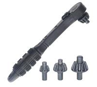Rachlicy Touche de chuck de perceuse, 2 po forage appuyant sur la touche la la double utilisation à cliquet avec une têtes 10/13 / 16 mm pour les nageoires électriques Spanners Hom