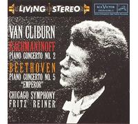 Rachmaninoff: Piano Concerto No. 2 / Beethoven: Piano Concerto No. 5 Emperor by Van Cliburn (1994-03-15)