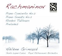 Rachmaninov : Concerto N° 2 - Sonate N° 2 - Études Tableaux. Grimaud.