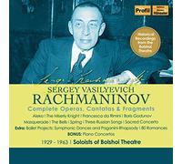 Rachmaninov : Intégrale des Opéras, Cantates & Fragments