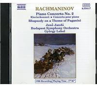 Jenö Jando – Rachmaninov : Concerto pour piano n°2 et Rhapsodie sur un thème de Paganini – NAXOS