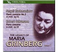 Rachmaninov - Piano concerto No.3 d-moll, Op.30 / Schumann - Piano concerto a-moll, Op.54 - Legacy of Maria Grinberg Vol. 5 [CD] [IMPORT]
