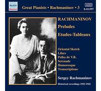 Rachmaninov, S. – Enregistrements d'œuvres pour piano seul Vol. 3