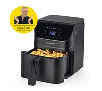 Rachs KOCHWERK Friteuse à air chaud numérique 4L | Airfryer + écran tactile pour une cuisson pauvre en graisse, griller ou cuire au four sans huile | Fonction de rappel de retournement