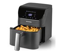 Rachs Kochwerk Friteuse numérique à air chaud, 4 l, avec écran tactile, pour cuire, griller ou cuire sans huile, fonction rappel de retournement, nettoyage facile, 1400 W
