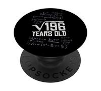 Racine carrée 196 Ans 14ème Anniversaire Amusant mathématiques Meme PopSockets PopGrip Adhésif