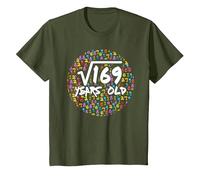 Racine carrée de 169 à 13 Ans T-Shirt, Enfant, Olive, 10 Ans