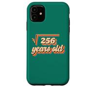 Racine carrée de 256 Anniversaire de 16 Ans Vintage 16e Coque pour iPhone 11