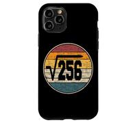 Racine carrée de 256 Anniversaire de 16 Ans Vintage 16e Coque pour iPhone 11 Pro
