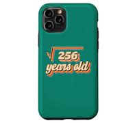 Racine carrée de 256 Anniversaire de 16 Ans Vintage 16e Coque pour iPhone 11 Pro