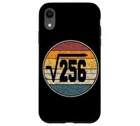 Racine carrée de 256 Anniversaire de 16 Ans Vintage 16e Coque pour iPhone XR