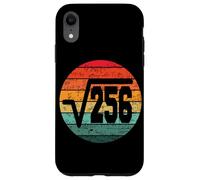 Racine carrée de 256 Anniversaire de 16 Ans Vintage 16e Coque pour iPhone XR