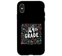 Racine carrée de 49e année Amant des mathématiques drôle rentrée Scolaire Coque pour iPhone X/XS